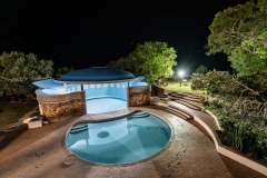 Hot Pools by night